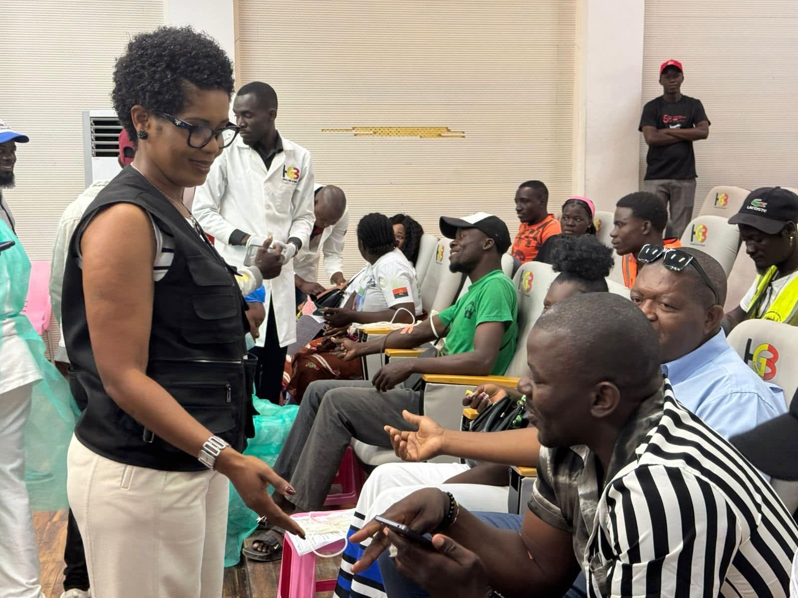 HOSPITAL GERAL DE BENGUELA RECEBE DOAÇÃO DE  DE SANGUE