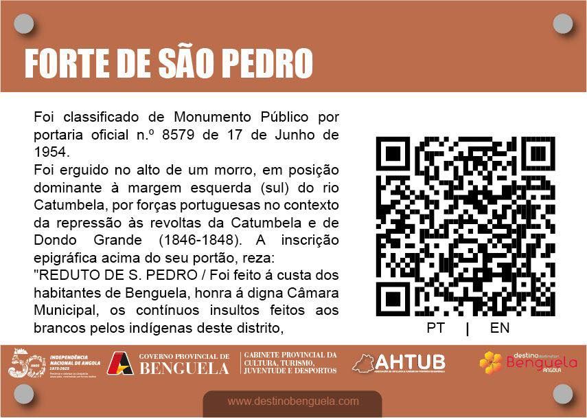 BENGUELA INSTALA PLACAS INFORMATIVAS COM QR CODE NOS MONUMENTOS HISTÓRICOS.