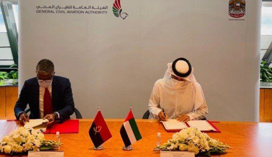Acordos de Serviços Aéreos entre Angola e os Emirados Árabes Unidos