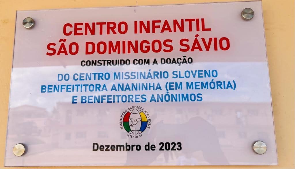 INAUGURADO CENTRO INFANTIL SÃO DOMINGOS SÁVIO