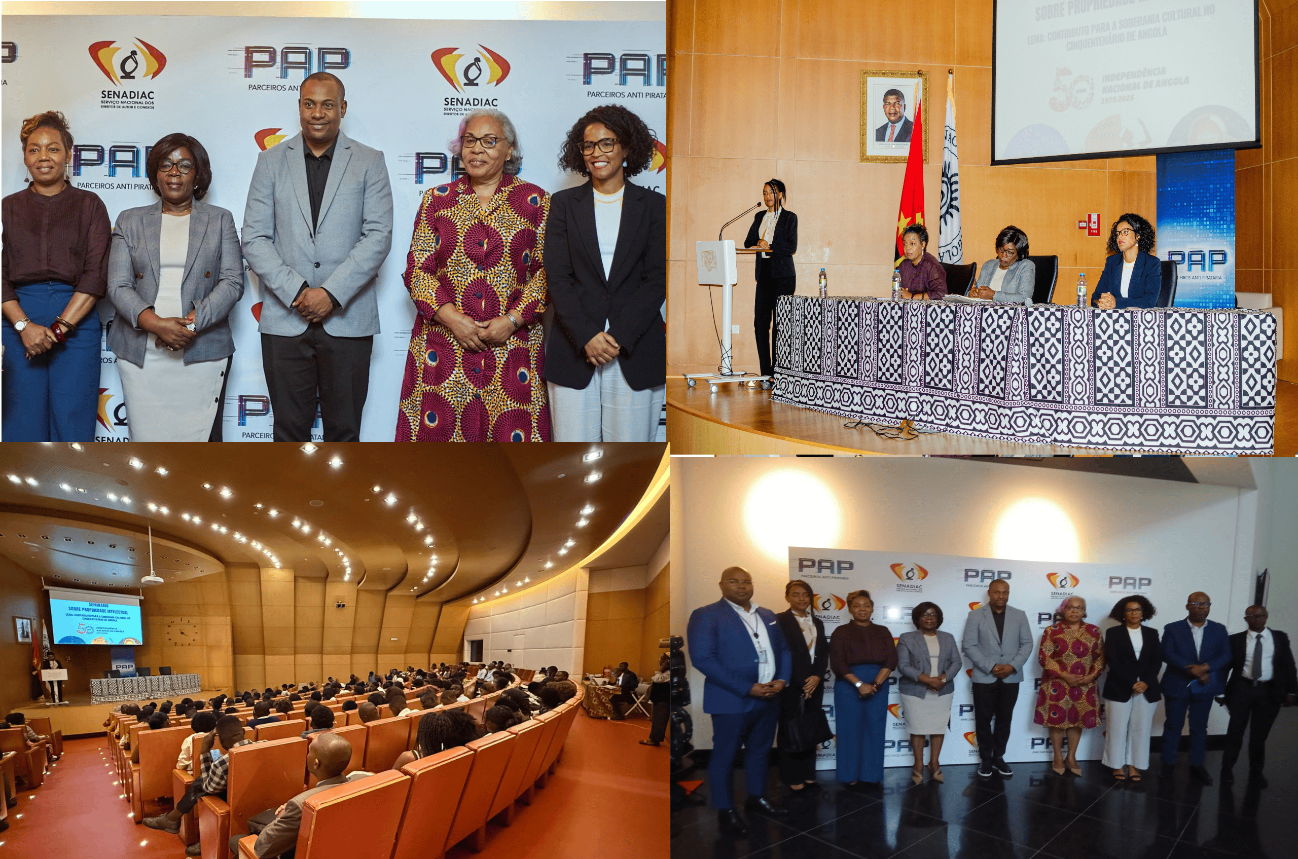 IAPI JUNTA-SE AO SENADIAC NA REALIZAÇÃO DO SEMINÁRIO SOBRE PI ALUSIVO AO CINQUENTENÁRIO DE ANGOLA
