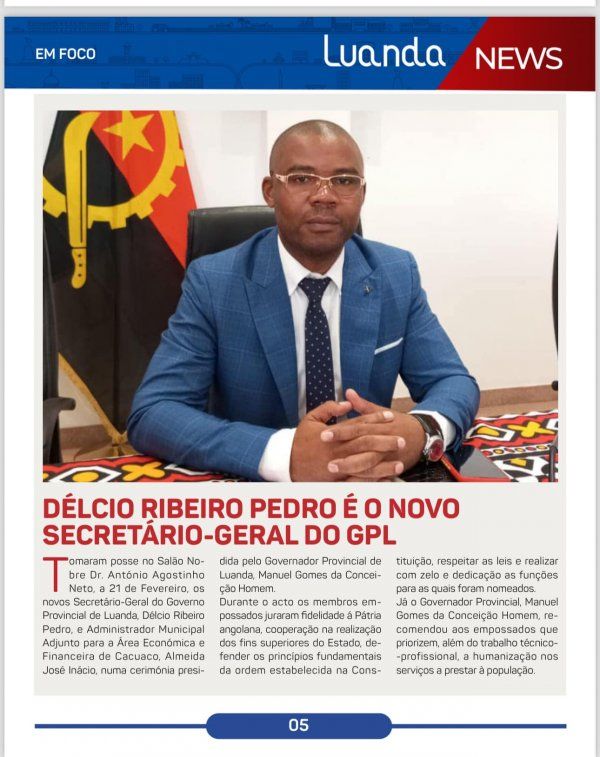 SEGUNDA EDIÇÃO DA NEWSLETTER LUANDA NEWS DE 2024