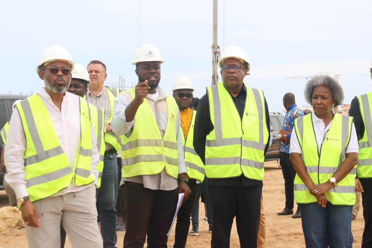 Ministro visita terceira fase das obras de construção da Universidade do Namibe (UNINBE)