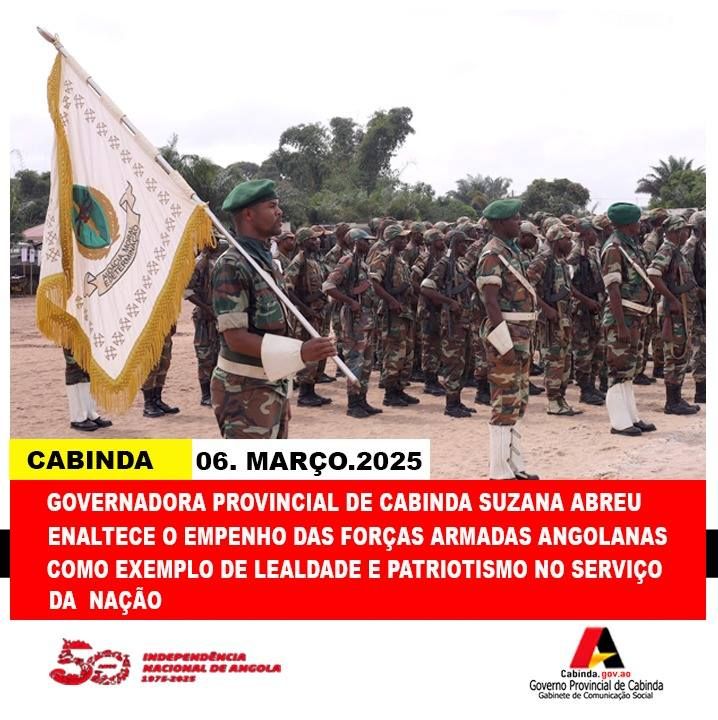  REGIÃO MILITAR CABINDA ACTO DE ABERTURA DO ANO DE INSTRUÇÃO DE PREPARAÇÃO OPERATIVA, COMBATIVA E EDUCATIVO-PATRIÓTICA 2025/2026 