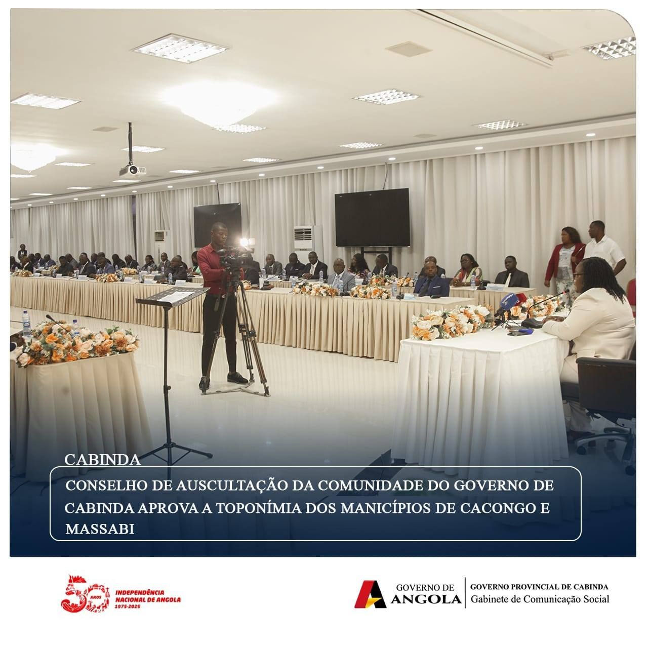 CONSELHO DE AUSCULTAÇÃO DA COMUNIDADE DO GOVERNO PROVINCIAL DE CABINDA: APROVA A TOPONÍMIA DOS MUNICÍPIOS DE CACONGO E MASSABI