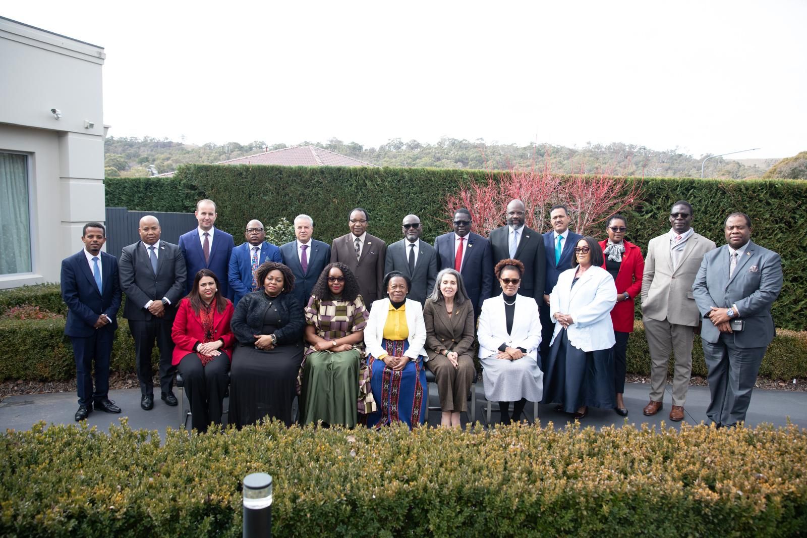 CORPO DIPLOMÁTICO AFRICANO ACREDITADO NA COMUNIDADE DA AUSTRÁLIA, PREPARA EVENTOS INTERNACIONAIS DESTINADOS AO CONTINENTE