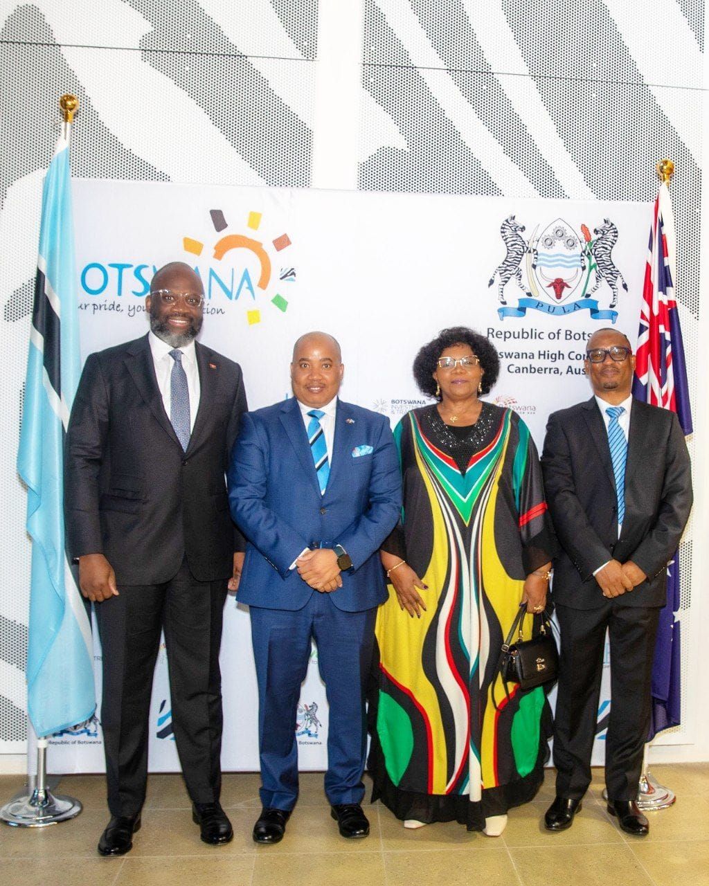 RECEPÇÃO DIPLOMÁTICA ANGOLA PRESENTE NAS CELEBRAÇÕES DO DIA NACIONAL DO BOTSWANA, EM CAMBERRA 