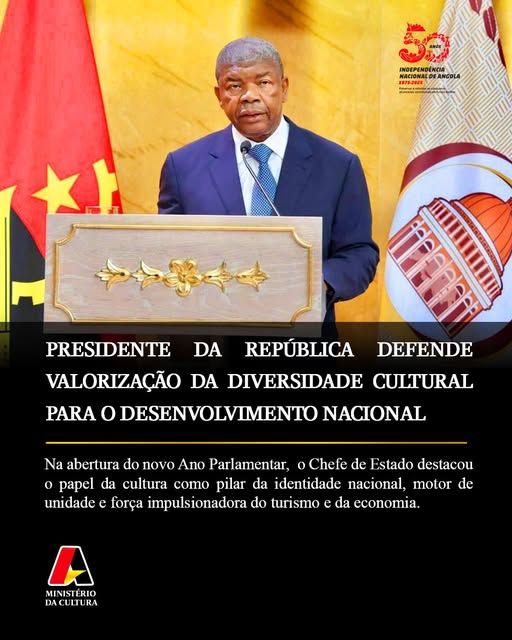Na abertura do novo Ano Parlamentar,  o Chefe de Estado destacou o papel da cultura como pilar da identidade nacional, motor de unidade e força impulsionadora do turismo e da economia