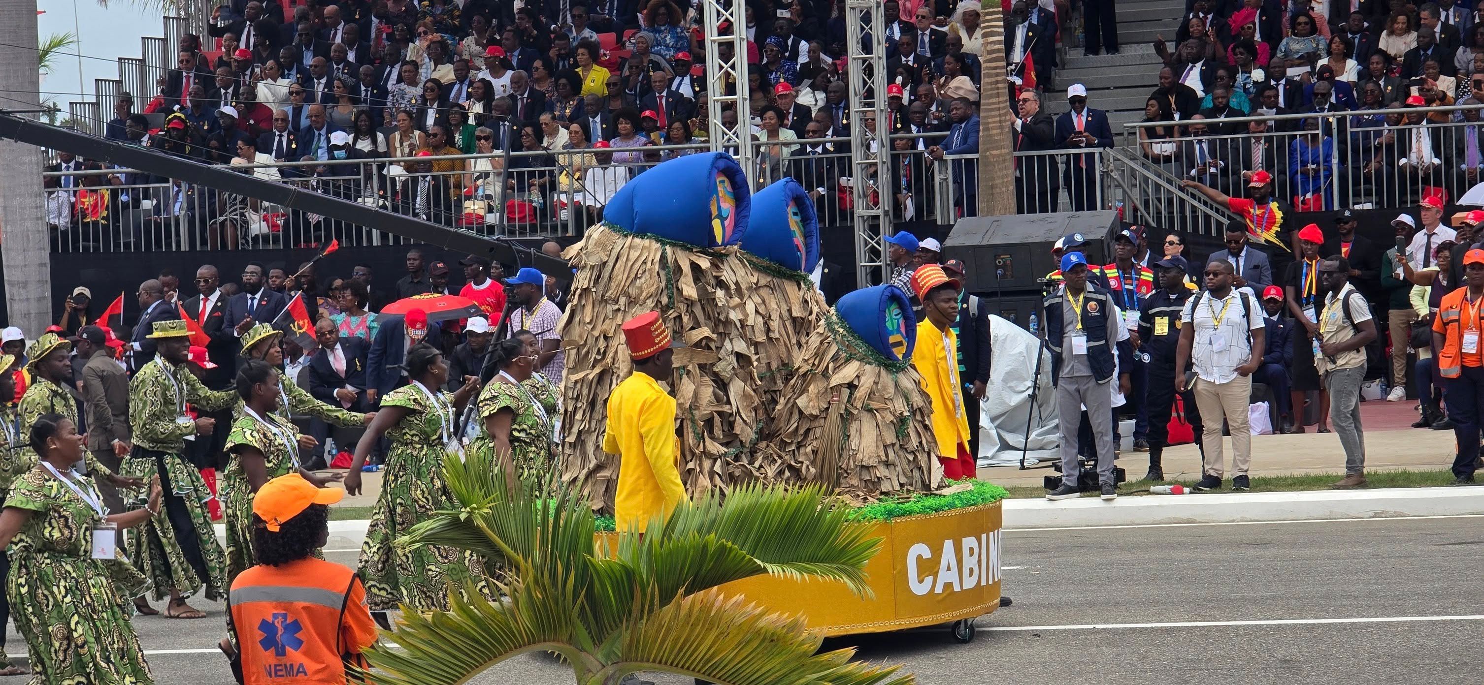 PROVÍNCIA DE CABINDA NO ACTO CENTRAL DOS 50 ANOS DA INDEPENDÊNCIA NACIONAL