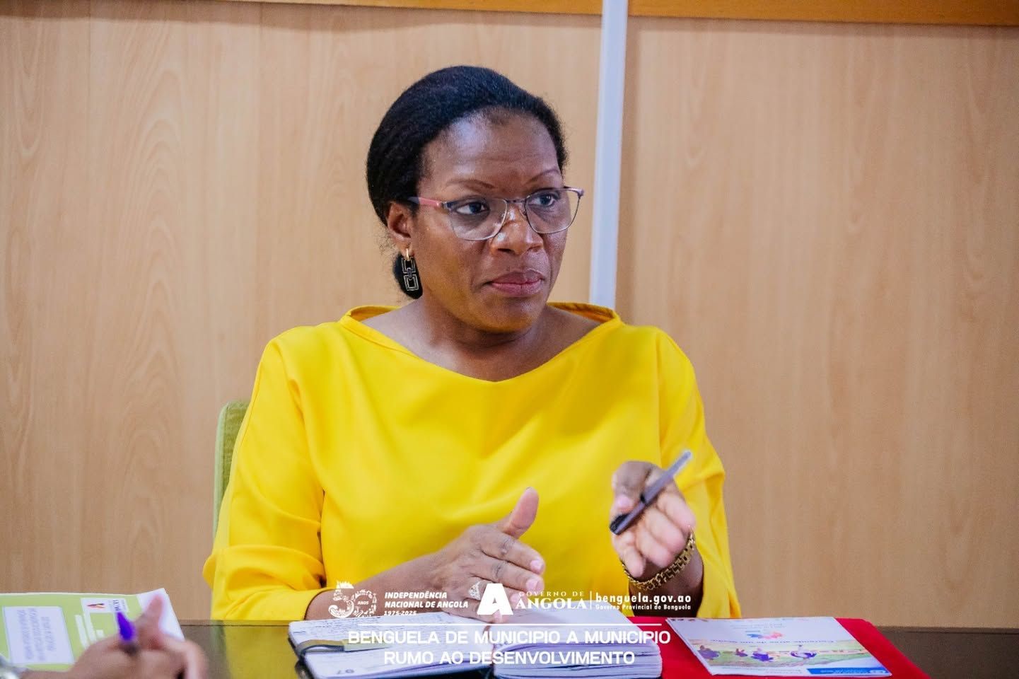 VICE-GOVERNADORA RECEBE DELEGAÇÃO DA ALDEIA DE CRIANÇAS SOS DE ANGOLA