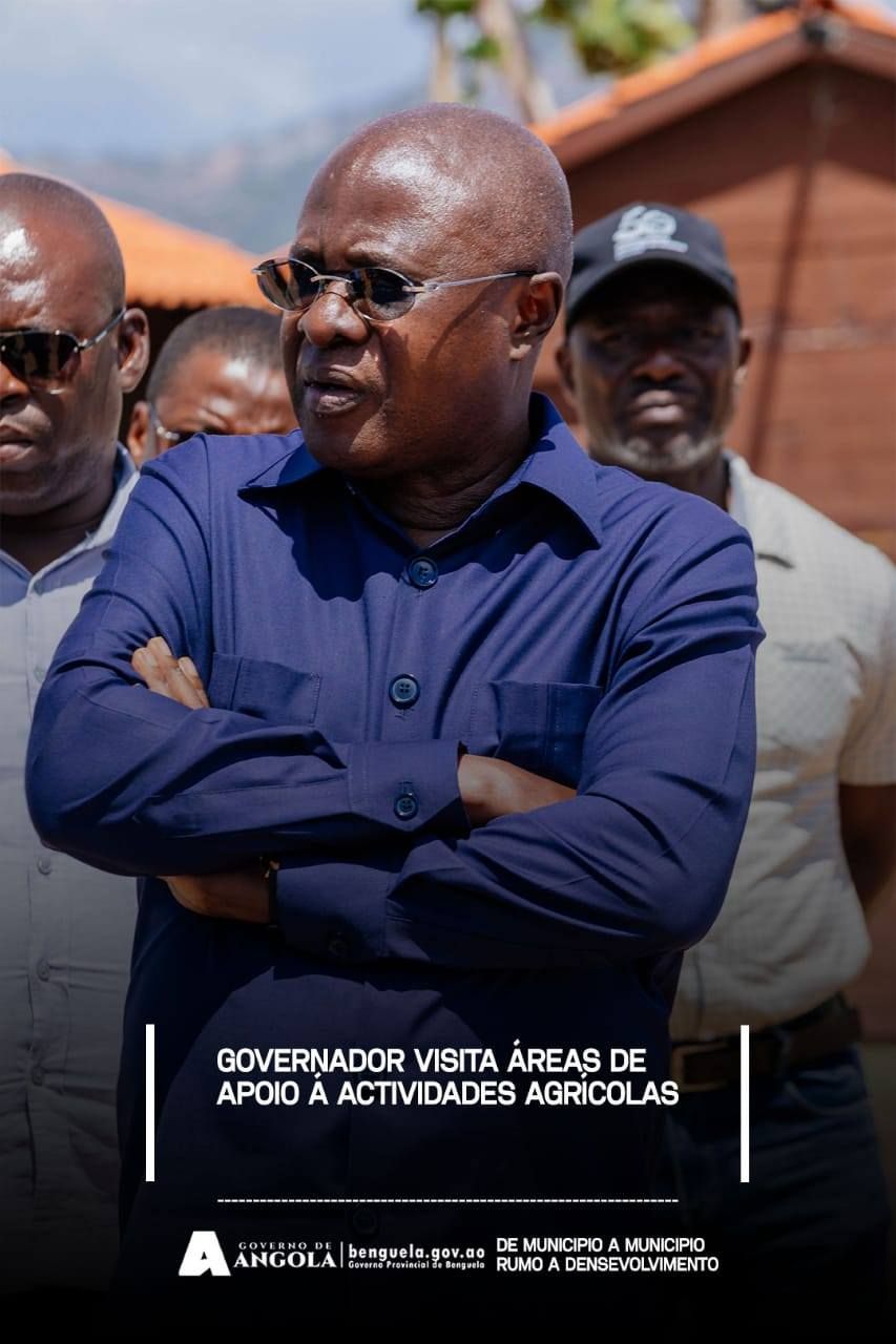 GOVERNADOR VISITA ÁREAS AGRÍCOLAS NO MUNICÍPIO DO LOBITO