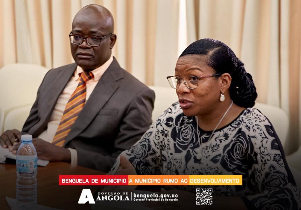 VICE-GOVERNADORA RECEBE EM AUDIÊNCIA O PRESIDENTE DA FEDERAÇÃO ANGOLANA DE FUTEBOL