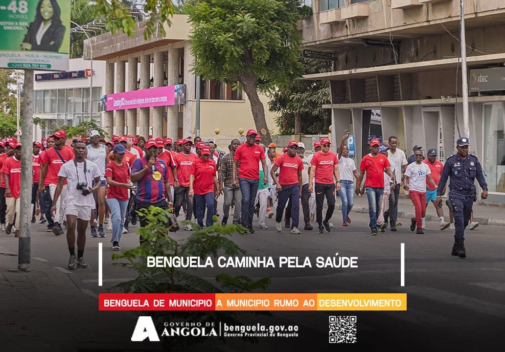 BENGUELA PROMOVE MARCHA PELA SAÚDE
