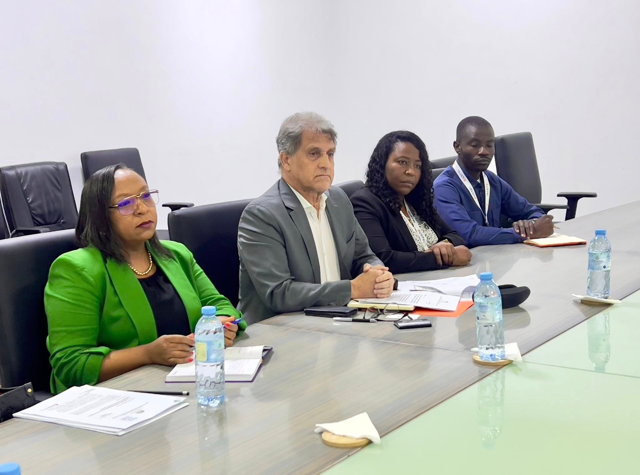 DELEGAÇÃO DA UNITEL RECEBIDA EM AUDIÊNCIA NO HUAMBO