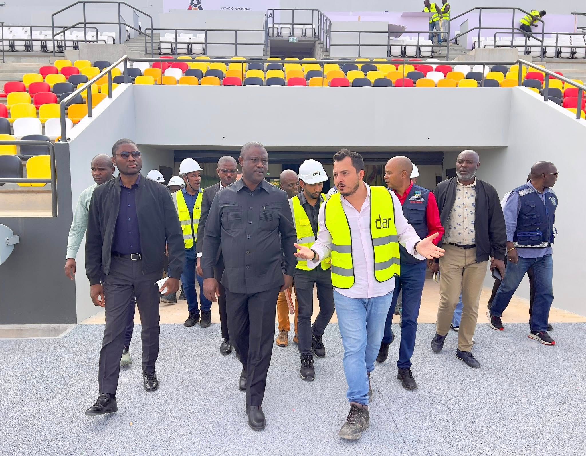 CONDIÇÕES CRIADAS NO HUAMBO PARA INAUGURAÇÃO DO ESTÁDIO DANIEL CASSOMA LUTUCUTA