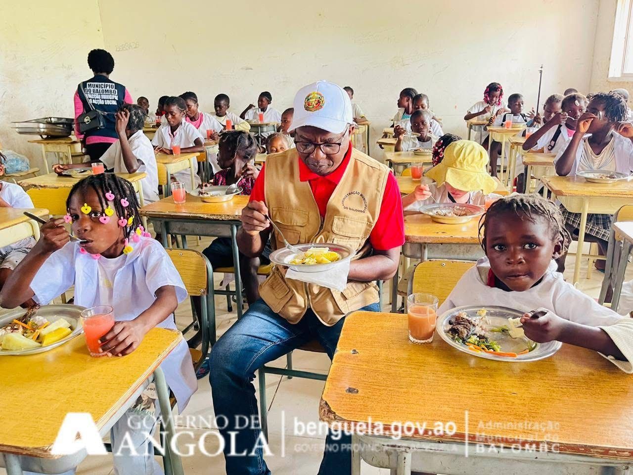 LANÇAMENTO DO PROGRAMA DE ALIMENTAÇÃO ESCOLAR GARANTE FUTURO E NUTRIÇÃO PARA MILHARES DE ALUNOS DO BALOMBO
