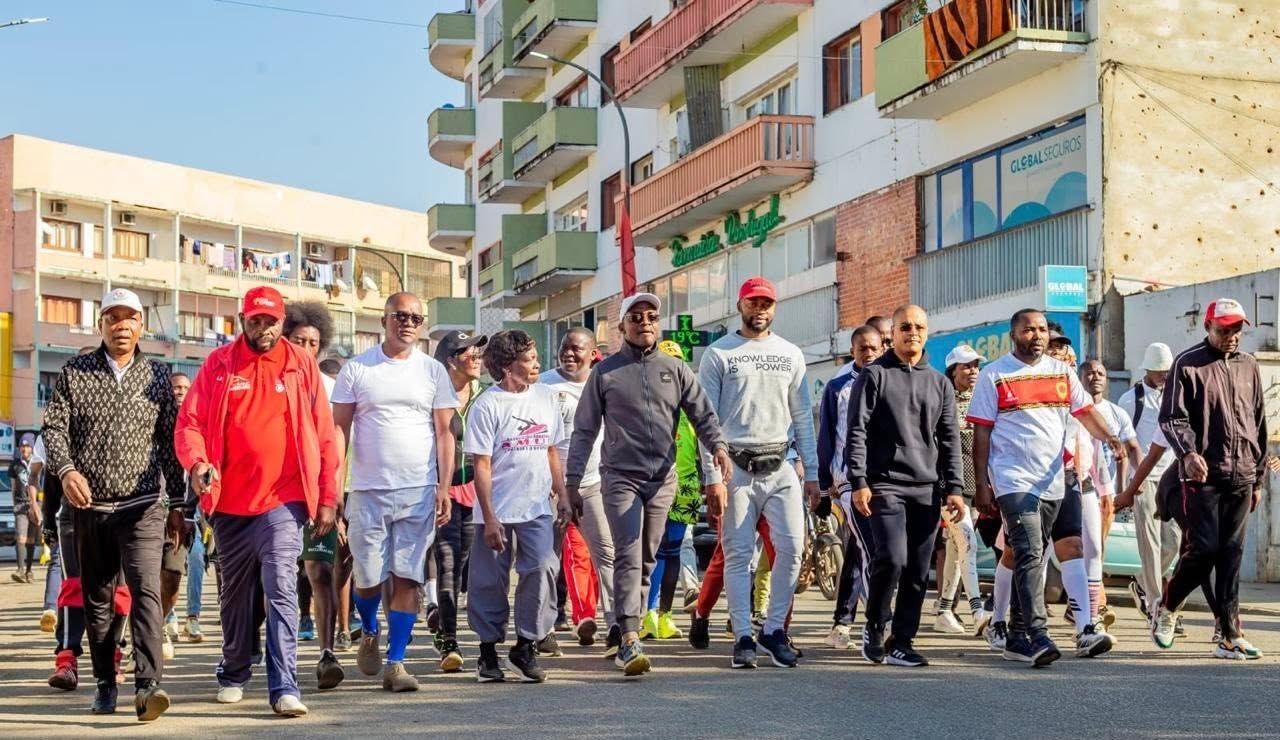 HUAMBO REALIZA CAMINHADA DA FAMÍLIA ANGOLA EM MOVIMENTO