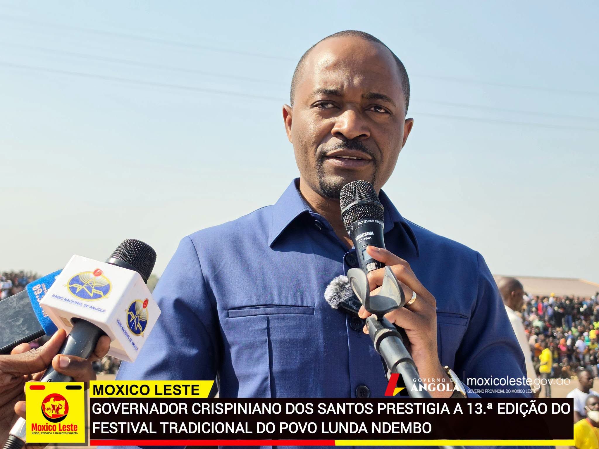 GOVERNADOR CRISPINIANO DOS SANTOS PRESTIGIA A 13.ª EDIÇÃO DO FESTIVAL TRADICIONAL DO POVO LUNDA NDEMBO