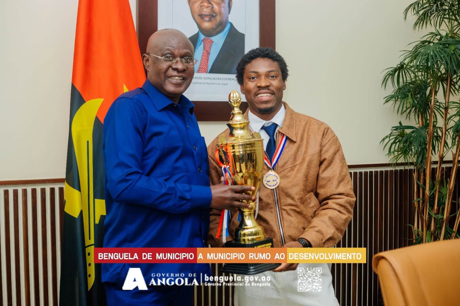 GOVERNADOR DE BENGUELA RECEBE CAMPEÕES NACIONAIS DE FUTEBOL ADAPTADO
