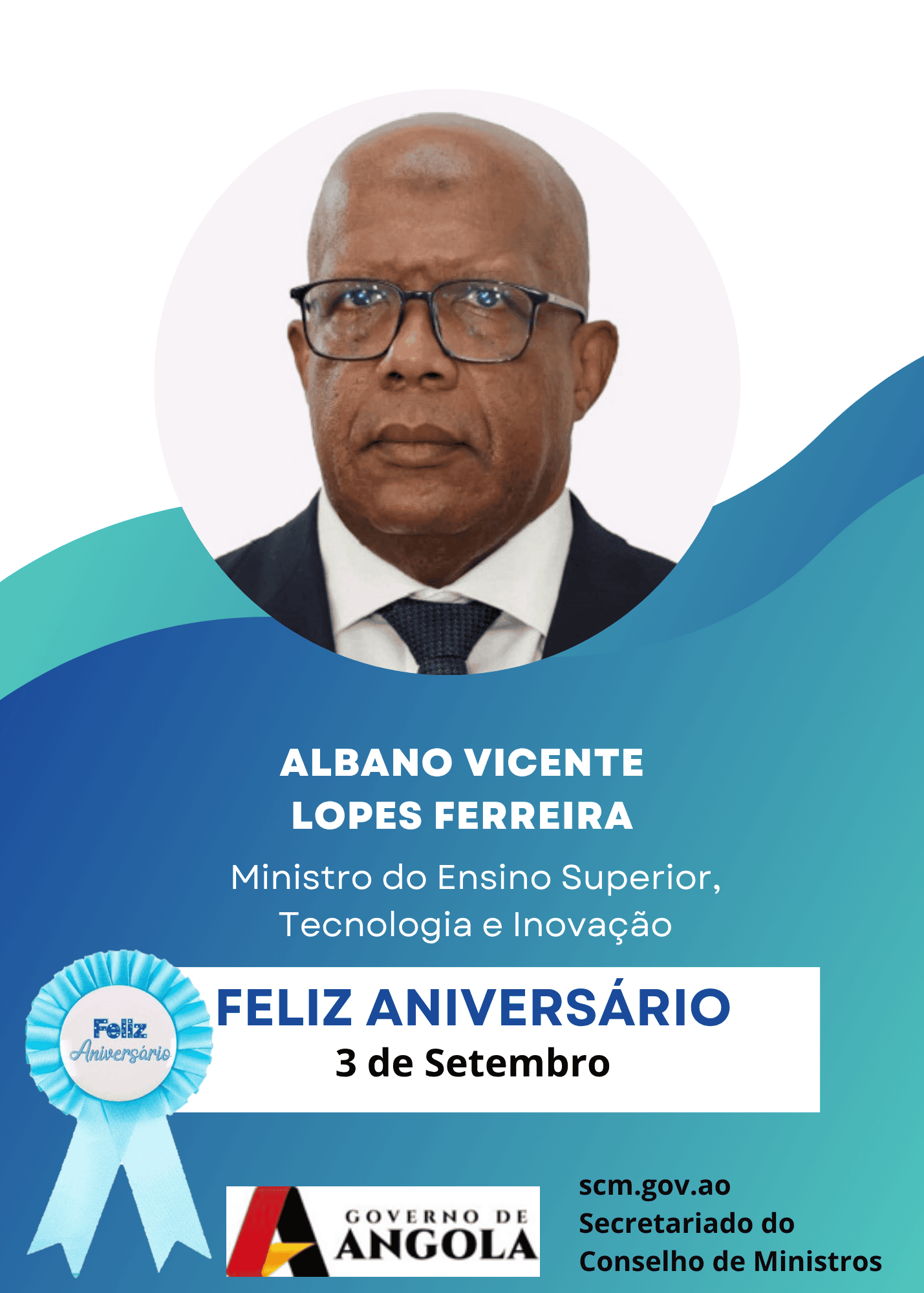 Aniversariantes do Mês de Setembro dos Membros do Executivo
