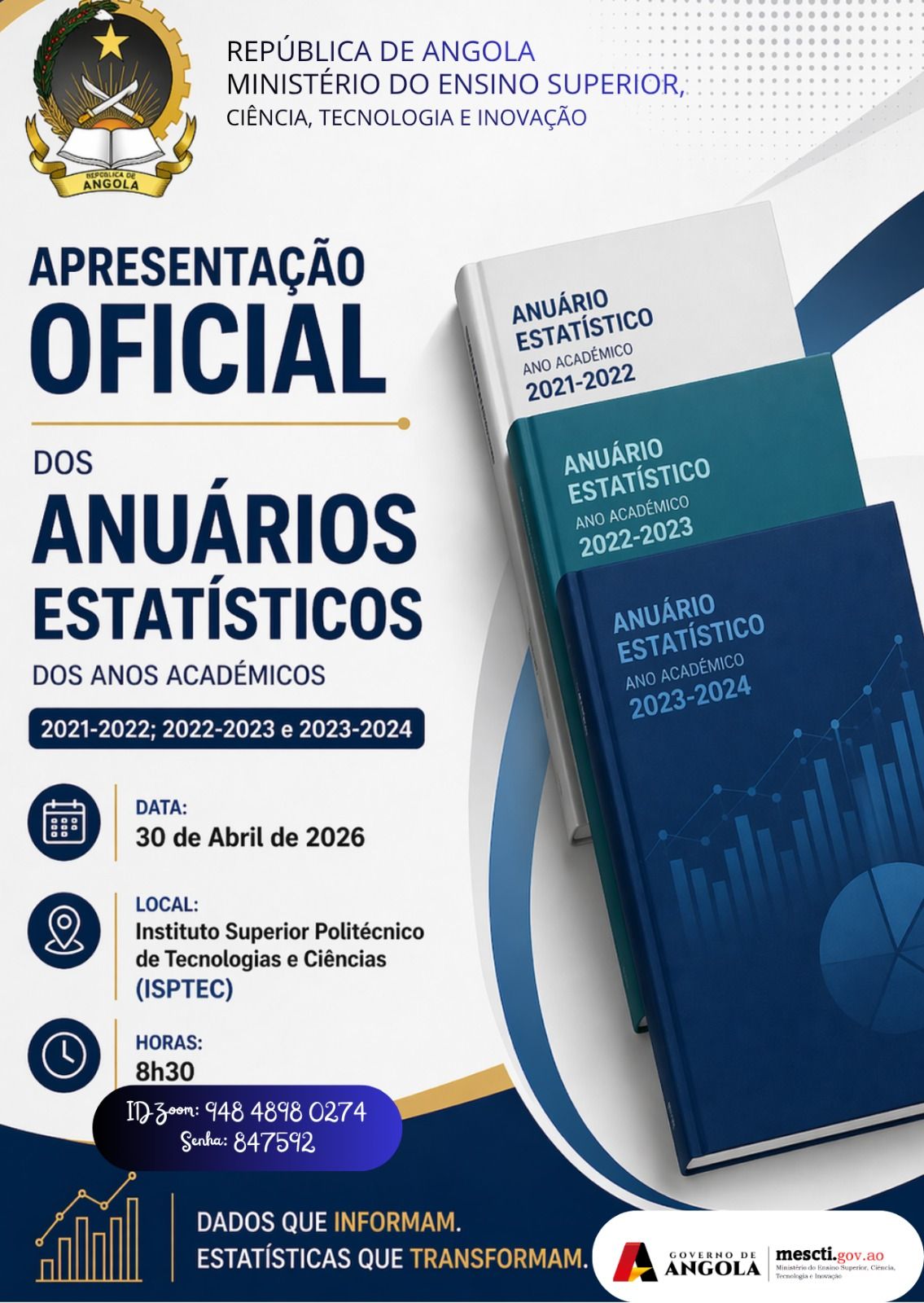 MESCTI Apresenta Anuário Estatístico do Ensino Superior