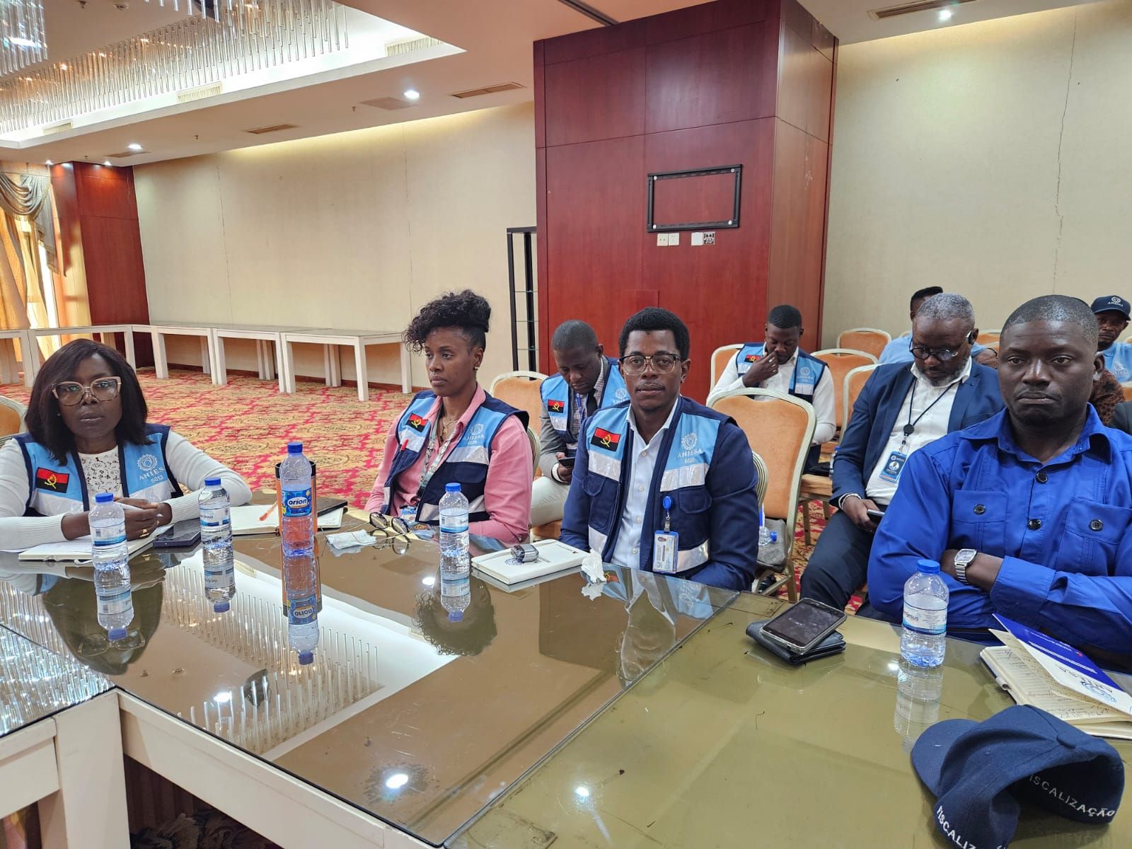 Os efectivos da Aniesa participaram nesta Quinta feira dia 27 de Novembro na Palestra sobre o Câncro da Mamã e da cancer da Próstata. 