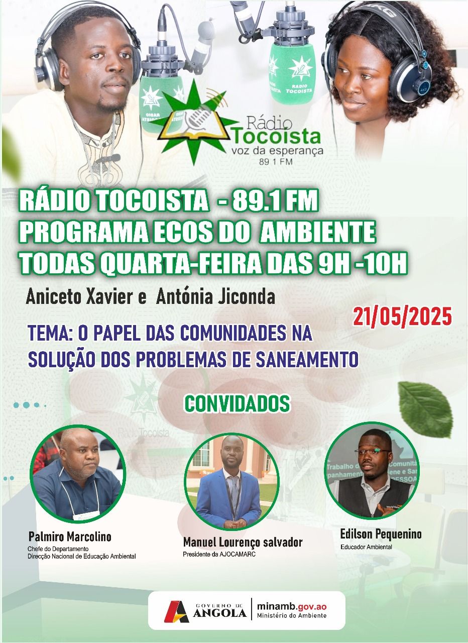 Ecos do Ambiente. Não perca é já manhã!