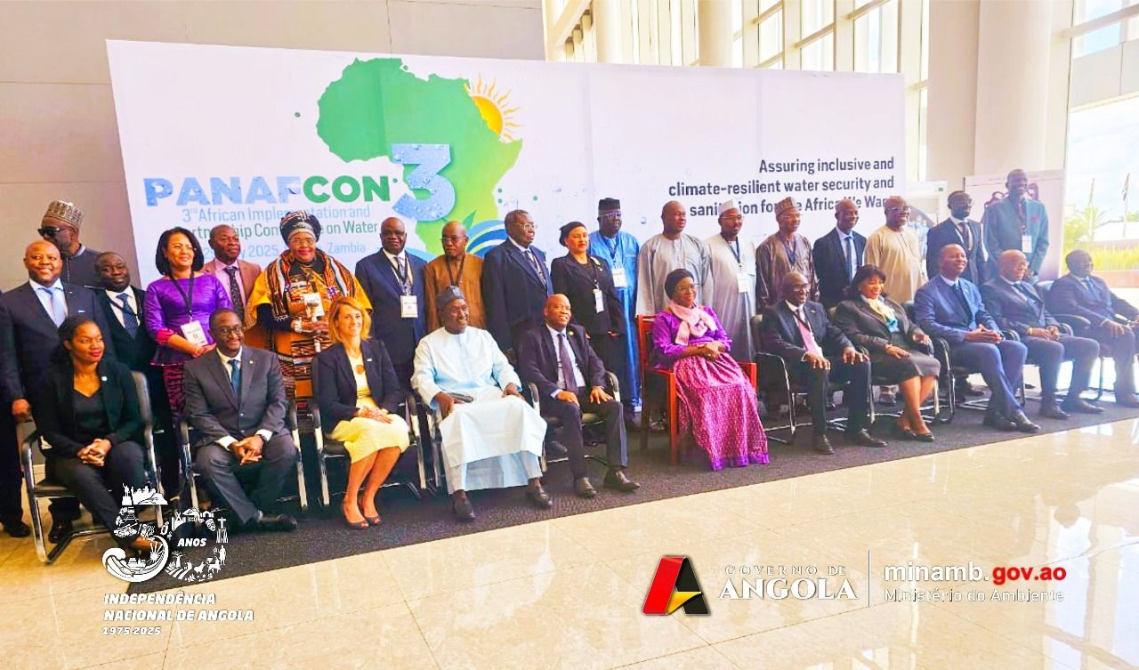 ANGOLA PARTICIPA DA TERCEIRA CONFERÊNCIA PAN-AFRICANA DE IMPLEMENTAÇÃO E PARCERIA SOBRE A ÁGUA NA ZÂMBIA