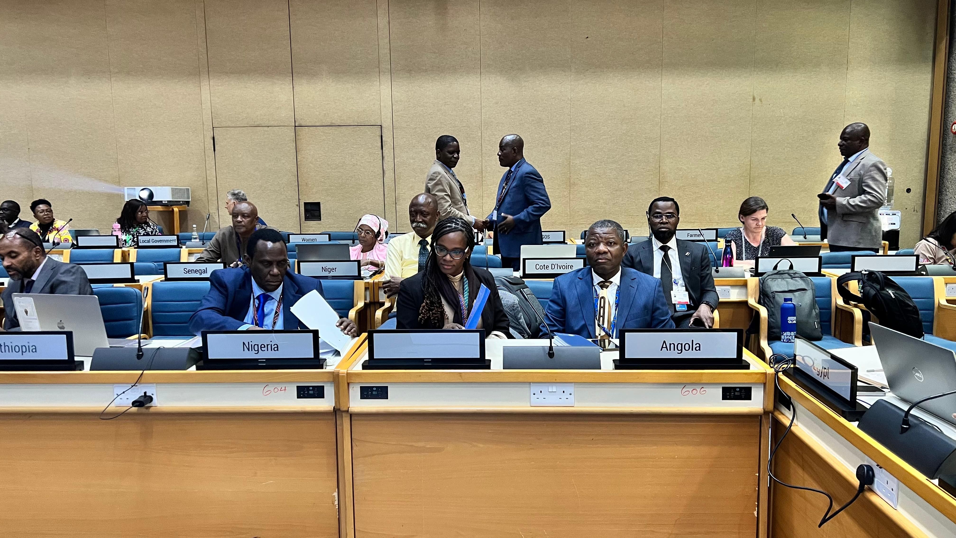 A delegação angolana participou activamente nos grupos de trabalho técnico, 