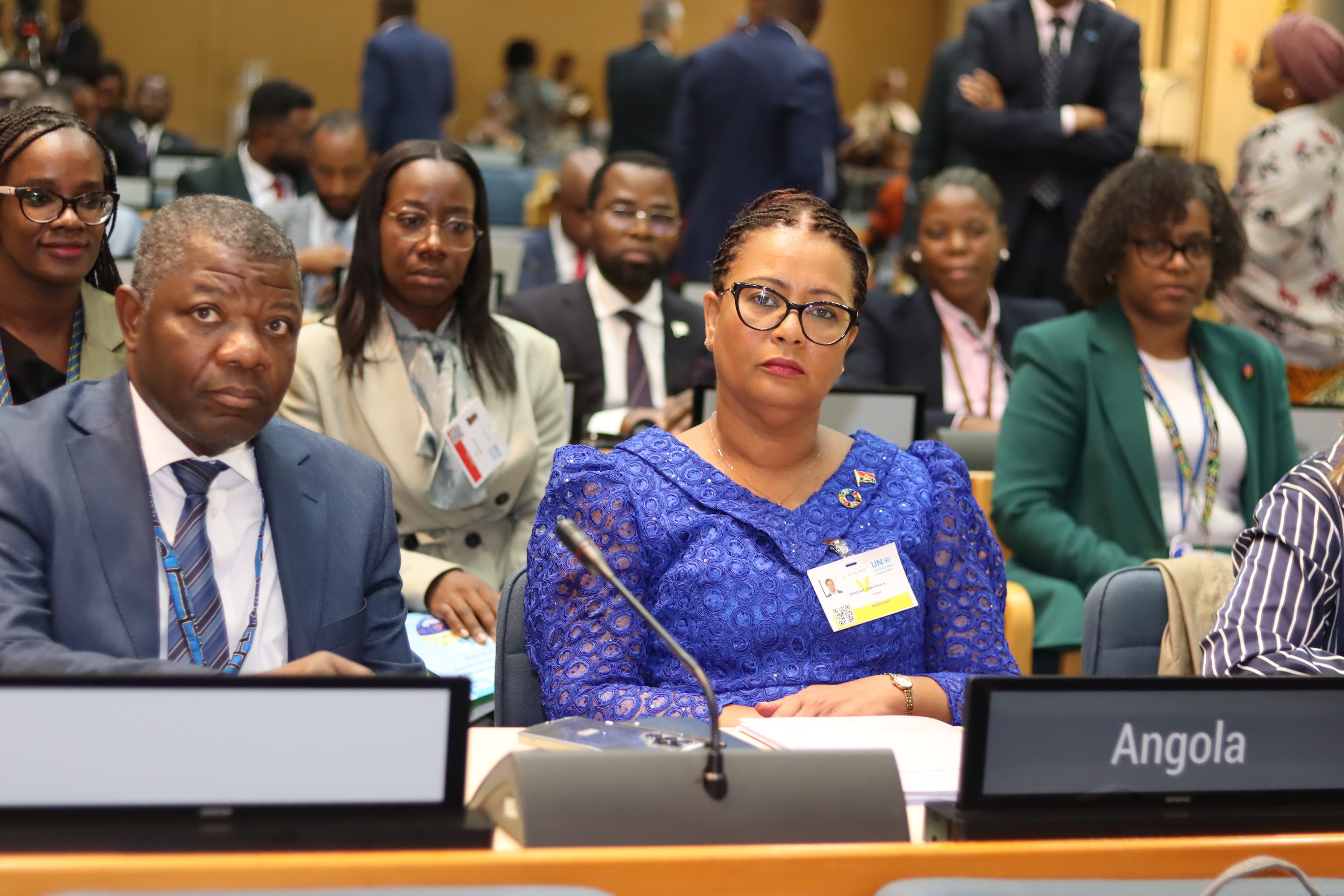 ANGOLA PARTICIPA DA VIGÉSIMA SESSÃO ORDINÁRIA DA CONFERÊNCIA AFRICANA SOBRE AMBIENTE .