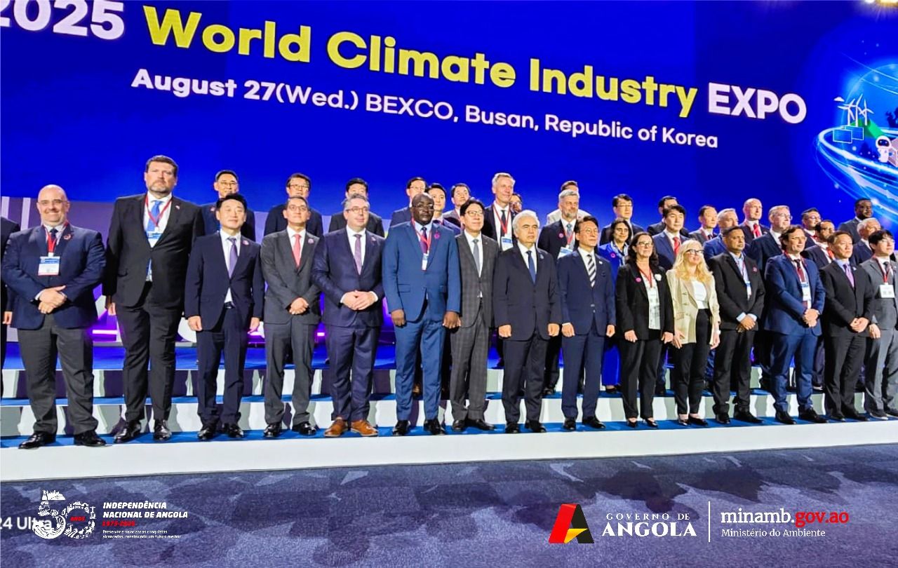 ANGOLA REAFIRMA COMPROMISSO CLIMÁTICO NA WORLD CLIMATE INDUSTRY EXPO 2025, NA COREIA DO SUL.