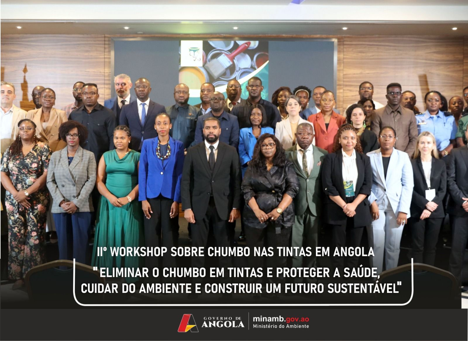 2º WORKSHOP DE APRESENTAÇÃO DOS RESULTADOS SOBRE ESTUDO DE IDENTIFICAÇÃO DE CHUMBO EM TINTAS EM ANGOLA. 