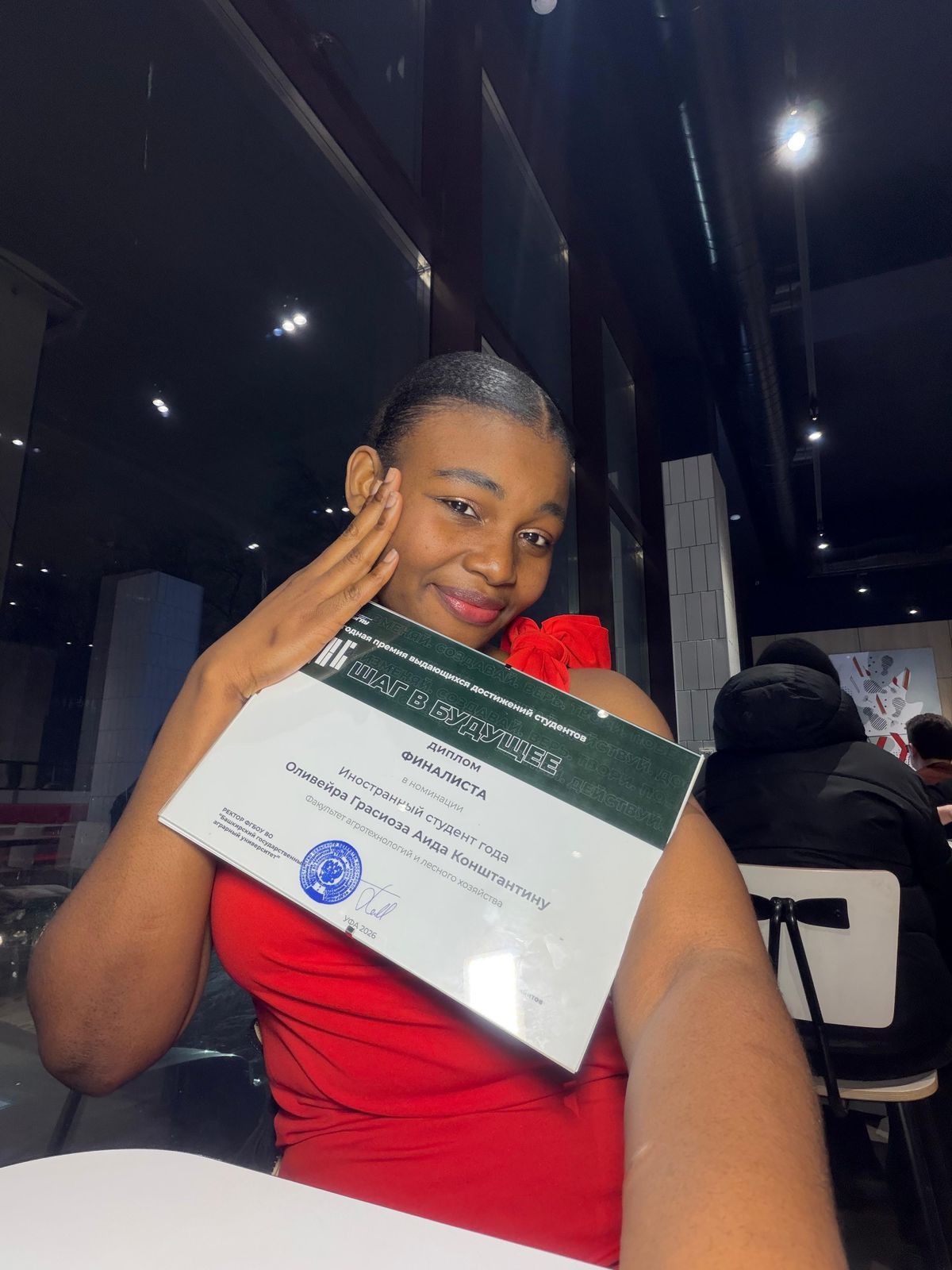 Estudante do Ano na Universidade Russa em UFA