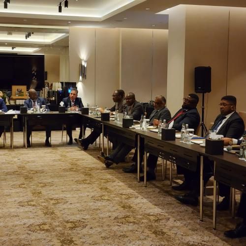 Na reunião de balanço do grupo africano