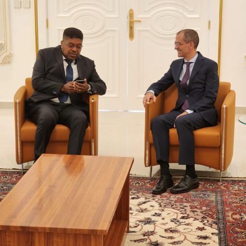 Visita de cortesia do Embaixador de Portugal