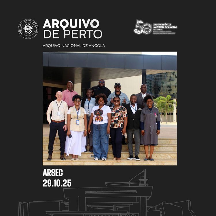 Formandos da ARSEG realizam visita de estudo ao Arquivo Nacional de Angola