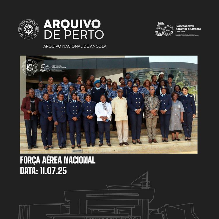 Visita Guiada das Mulheres da Força Área Nacional  ao Arquivo Nacional de Angola
