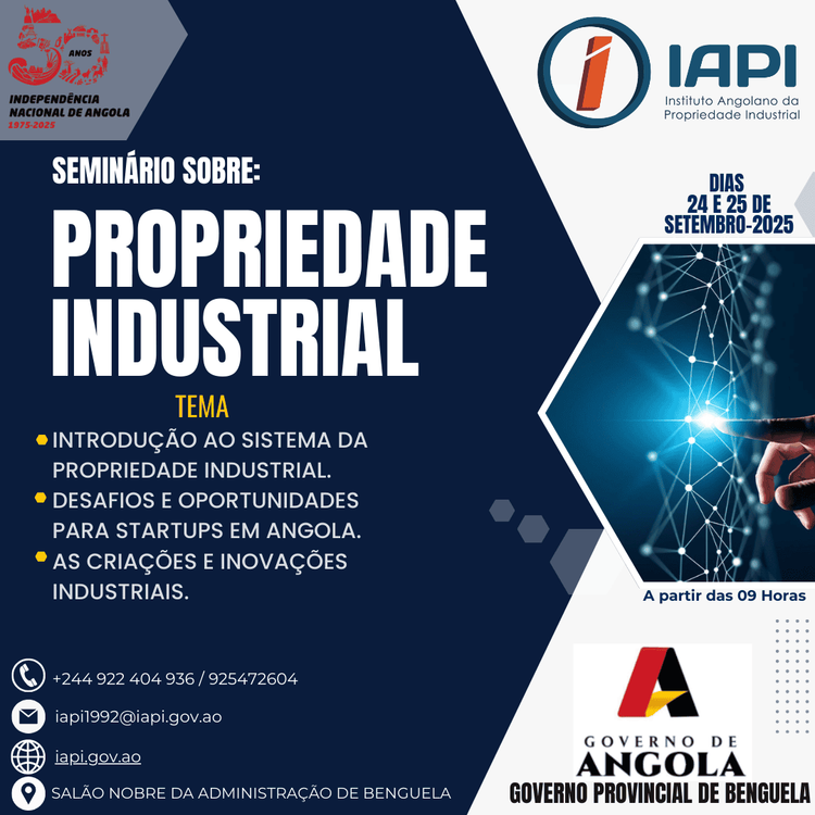 SEMINÁRIO SOBRE PROPRIEDADE INDUSTRIAL NA PROVÍNCIA DE BENGUELA