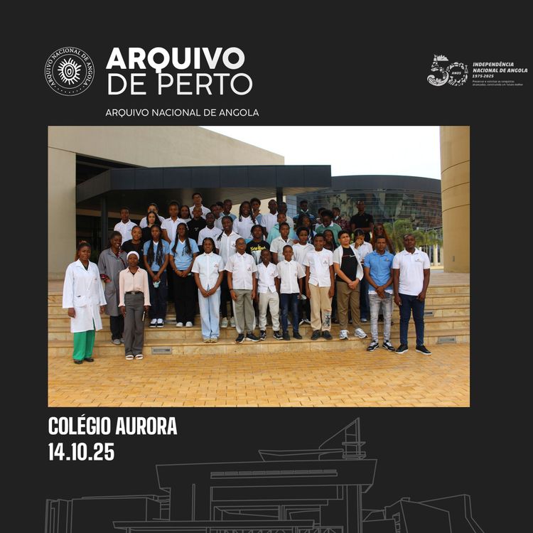 Alunos do Colégio Aurora exploram o Arquivo Nacional de Angola 
