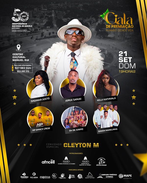 GALA DE PREMIAÇÃO HUAMBO CIDADE VIDA