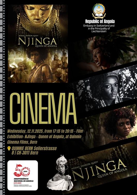 Exibição do Filme Njinga-Rainha de Angola