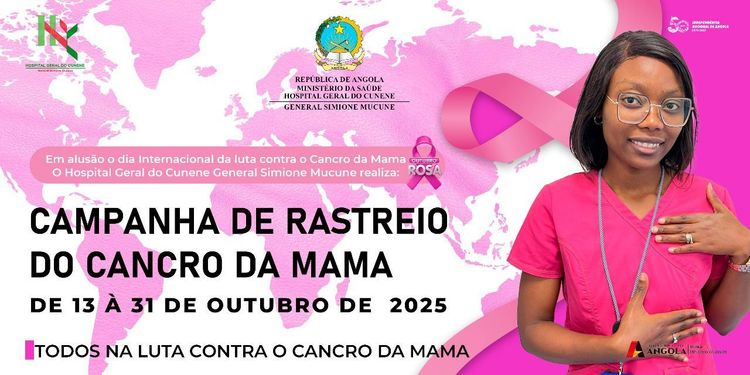 CAMPANHA DE RASTREIO DO CANCRO DA MAMA NO HOSPITAL GERAL DO CUNENE