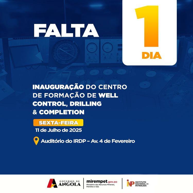 Inauguração do Centro de Formação de Perfuração, Completação e Controlo de Poços (Well Control) , adstrito ao Instituto Nacional de Petróleos