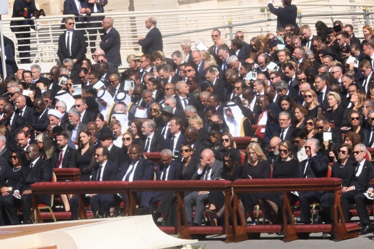PR no funeral do Papa Francisco 