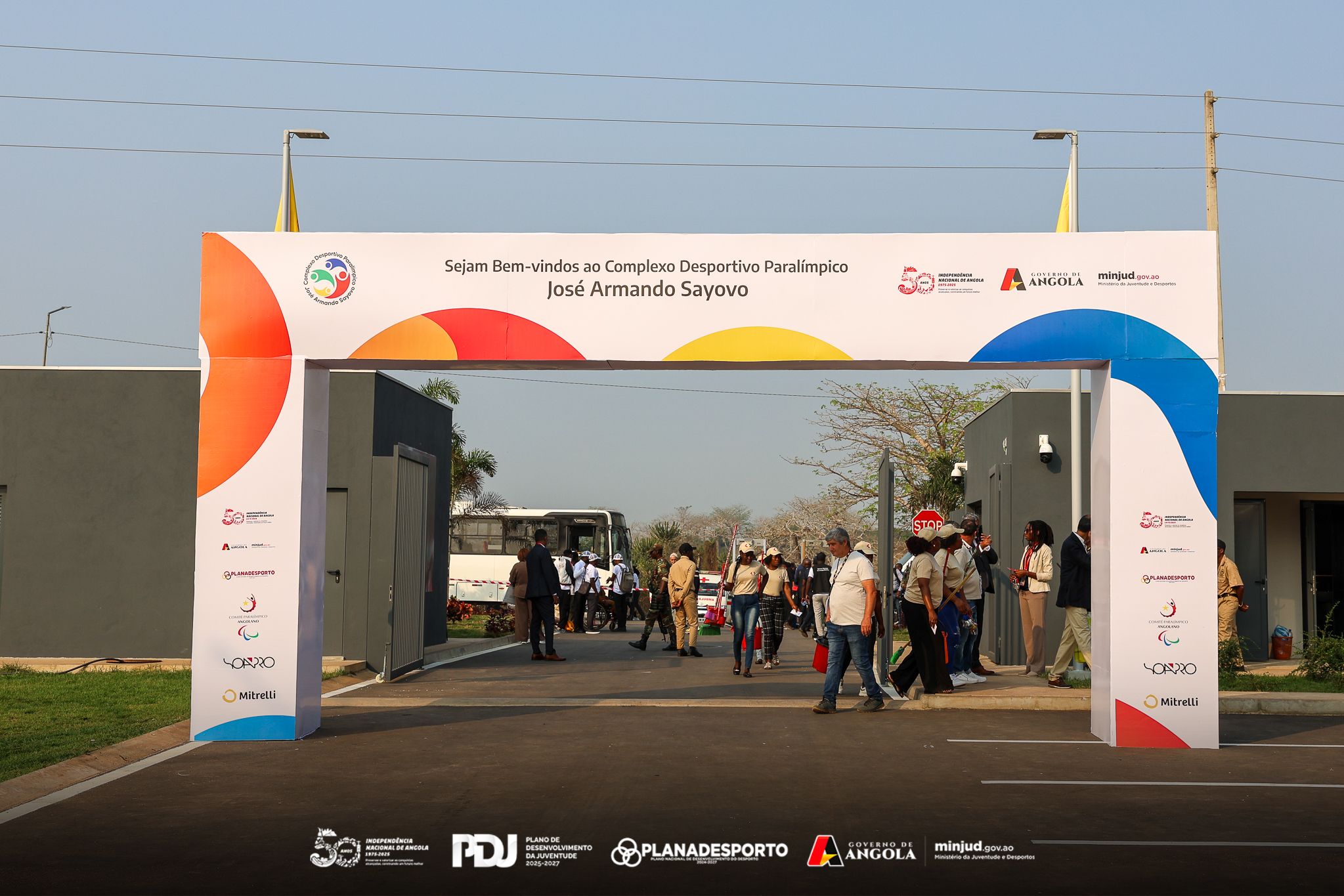 INAUGURAÇÃO DO COMPLEXO PARALÍMPICO DO BENGO - JOSÉ ARMANDO SAYOVO